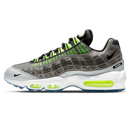 Nike Air Max 95 Kim Jones Black 'Volt' — UK 3 | EU 35.5 | US 3.5 — Front View