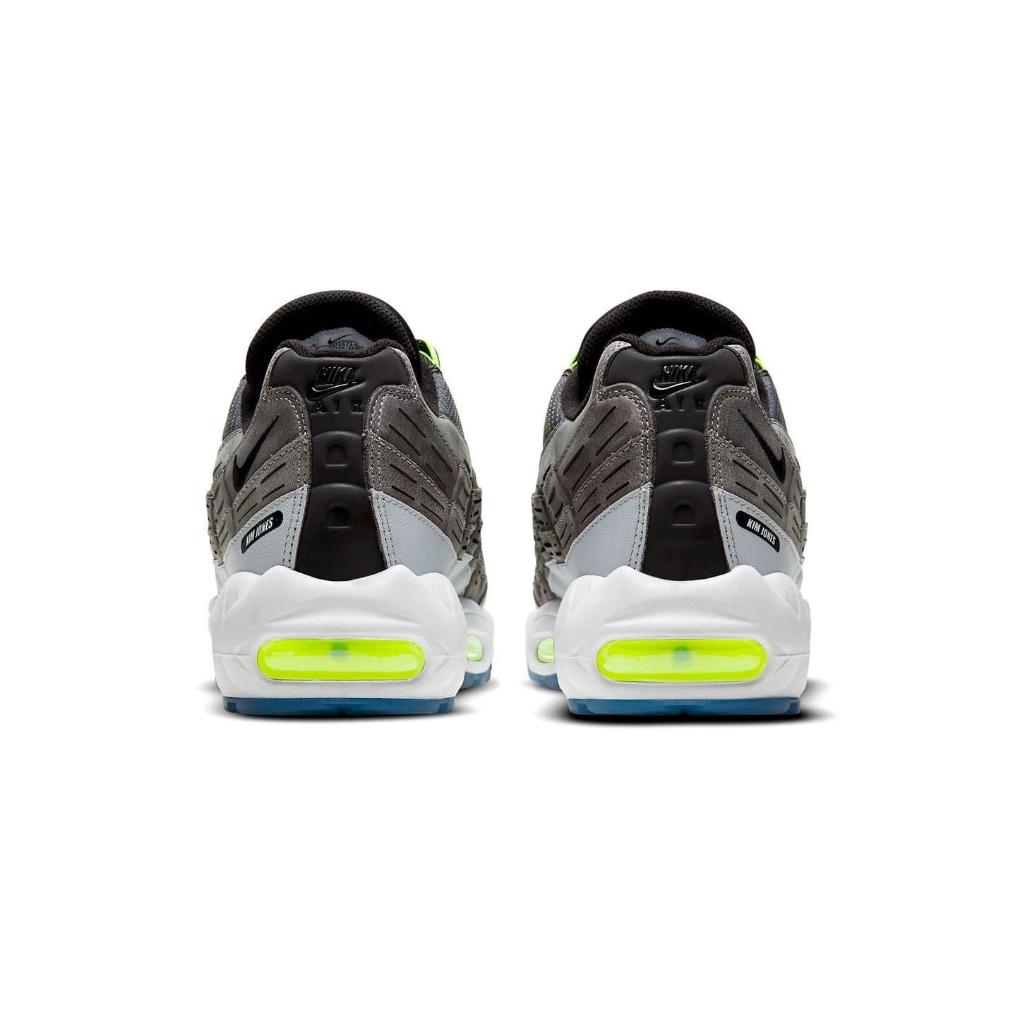 Nike Air Max 95 Kim Jones Black 'Volt' — UK 3 | EU 35.5 | US 3.5 — Top View