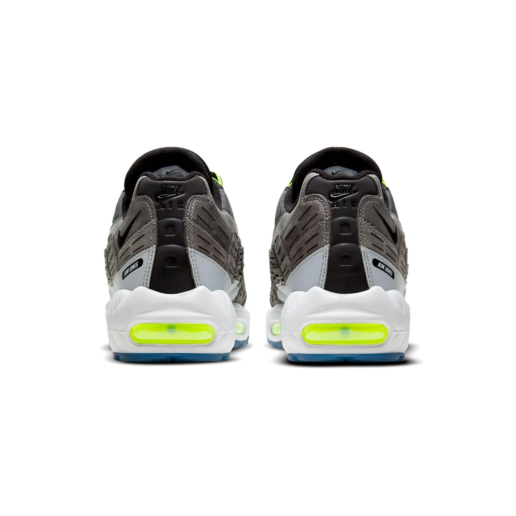 Nike Air Max 95 Kim Jones Black 'Volt' — UK 3 | EU 35.5 | US 3.5 — Top View