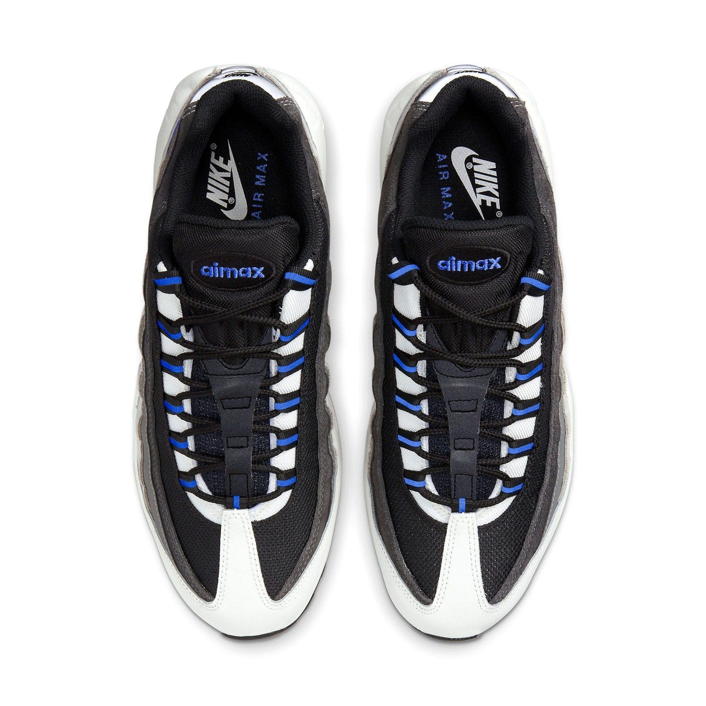 Nike Air Max 95 'Black Medium Blue' — UK 3 | EU 35.5 | US 3.5 — Back View