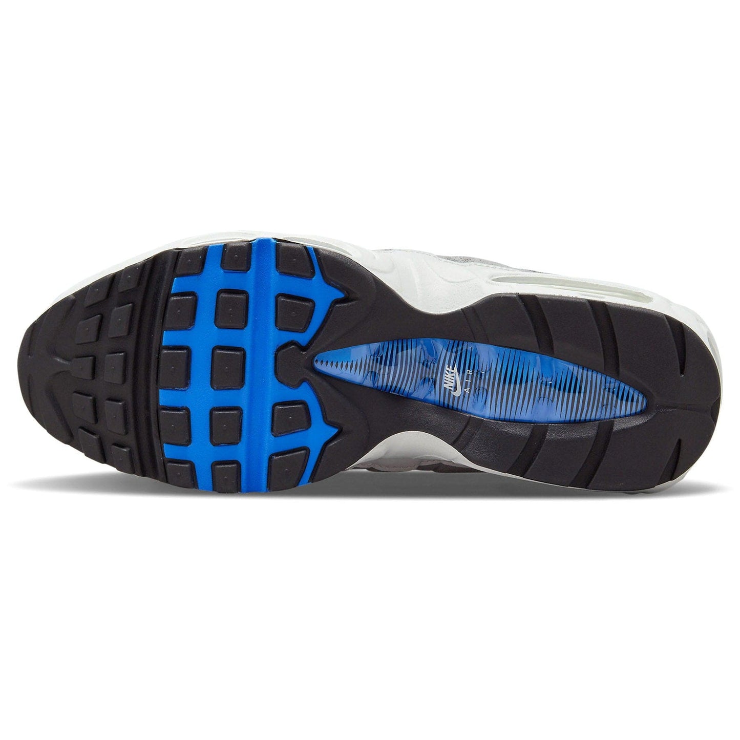 Nike Air Max 95 'Black Medium Blue' — UK 3 | EU 35.5 | US 3.5 — Top View