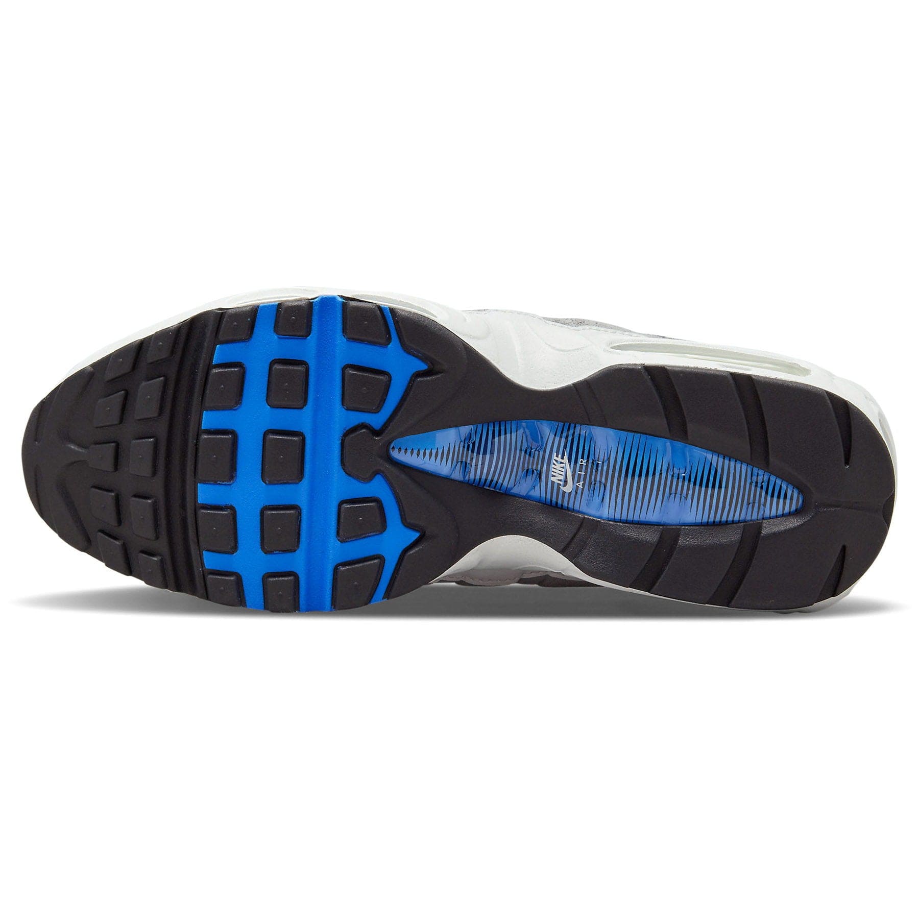 Nike Air Max 95 'Black Medium Blue' — UK 3 | EU 35.5 | US 3.5 — Top View
