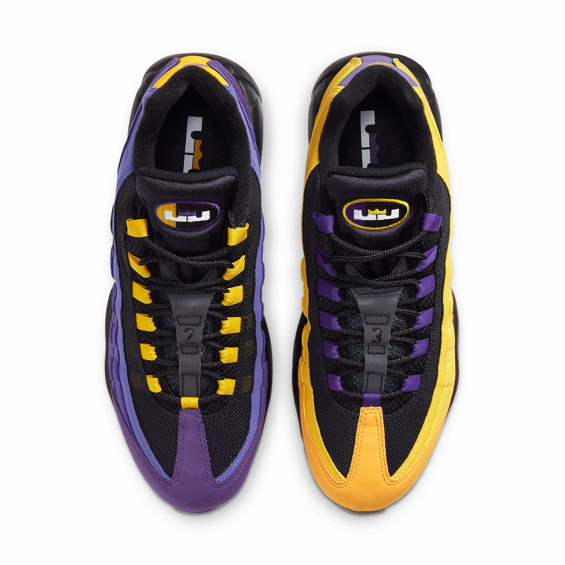 Nike Air Max 95 NRG 'LeBron Lakers' — UK 3 | EU 35.5 | US 3.5 — Back View