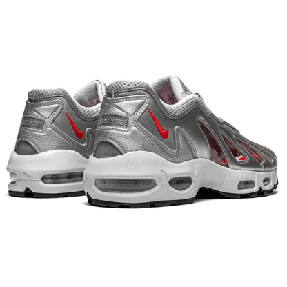 Nike x Supreme Air Max 96 'Metallic Silver' — UK 3 | EU 35.5 | US 3.5 — Back View