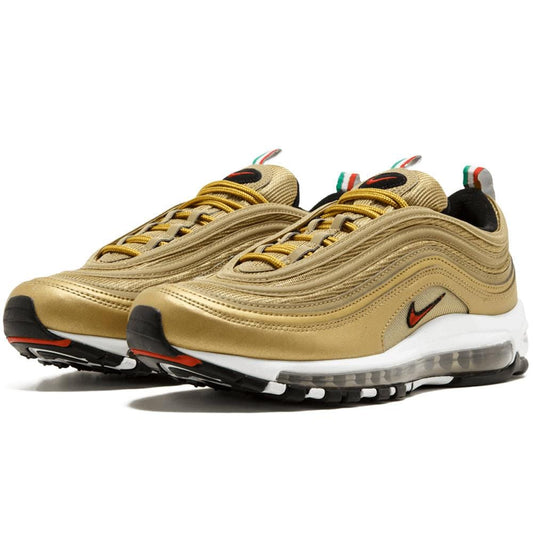 Nike Air Max 97 OG Gold "Italy" — UK 3 | EU 35.5 | US 3.5 — Side View