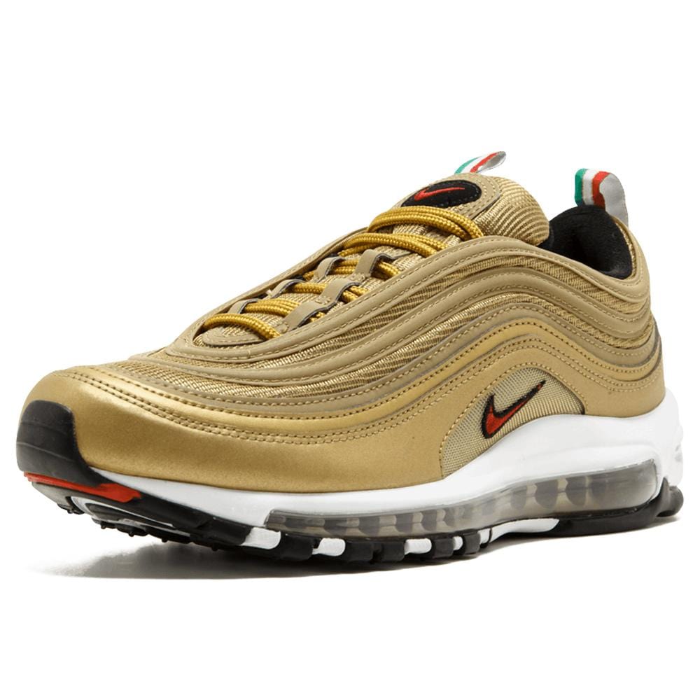 Nike Air Max 97 OG Gold "Italy" — UK 3 | EU 35.5 | US 3.5 — Top View