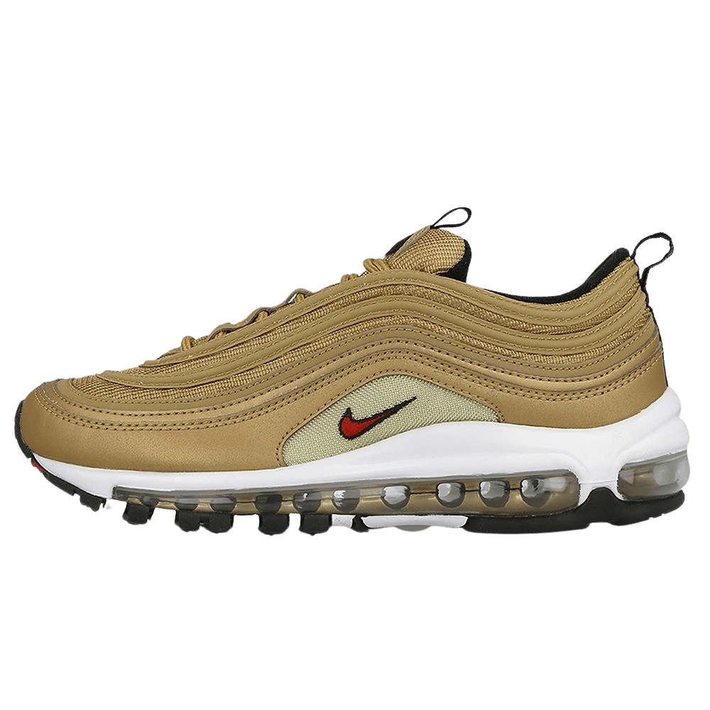 Nike Air Max 97 OG QS Metallic Gold — UK 3 | EU 35.5 | US 3.5 — Front View
