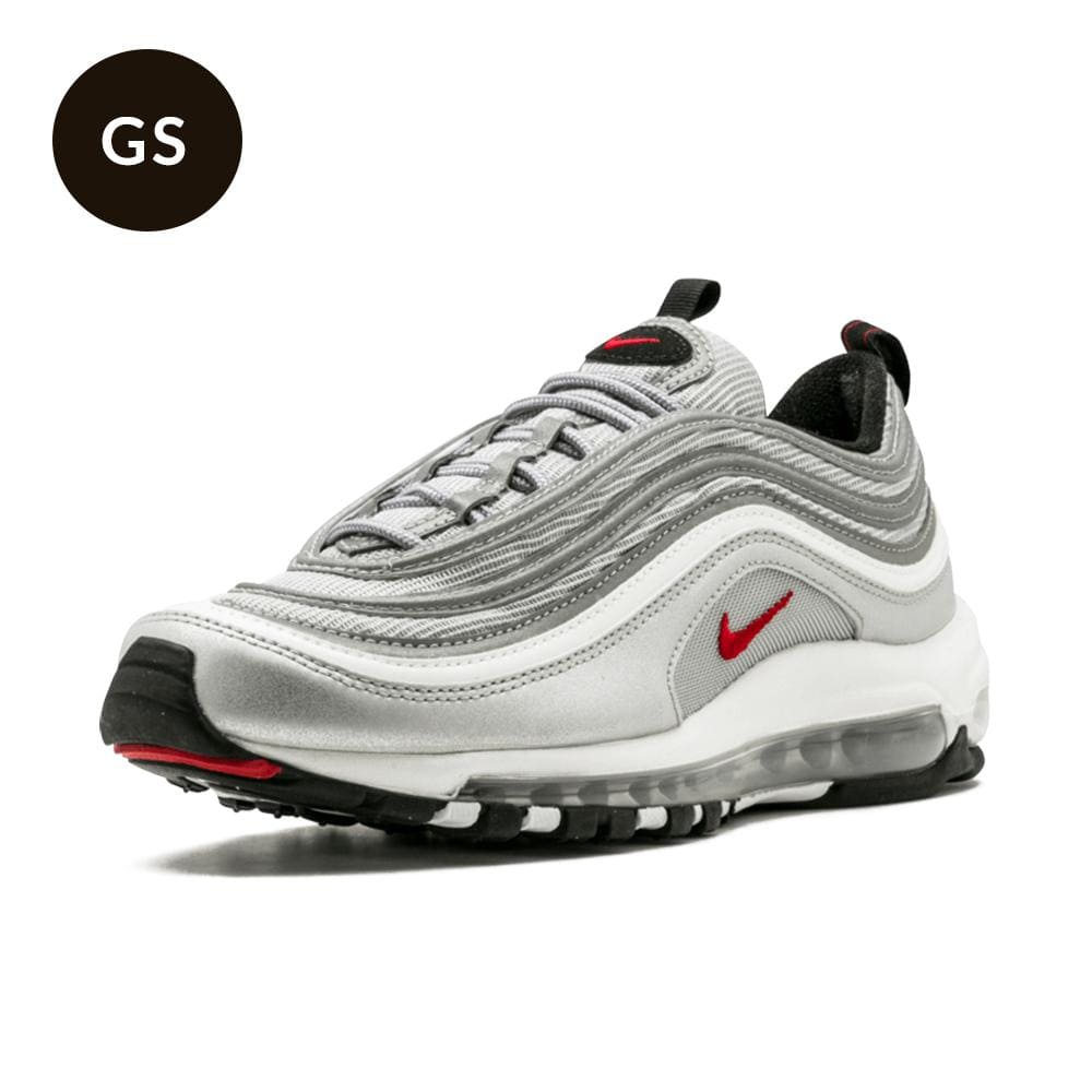 Nike Air Max 97 GS QS Silver Bullet — UK 13.5 | EU 32 | US 1Y — Detail View