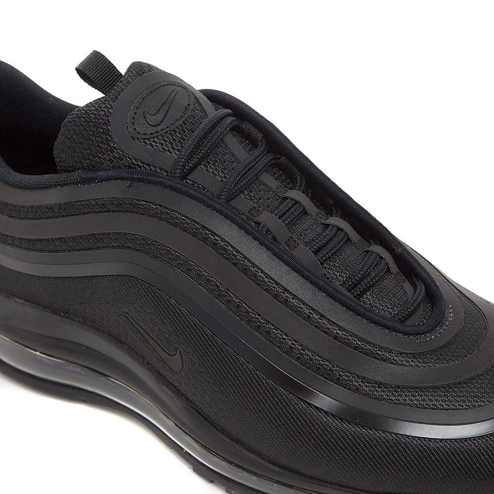 Nike Air Max 97 Ultra Triple Black — UK 3 | EU 35.5 | US 3.5 — Top View