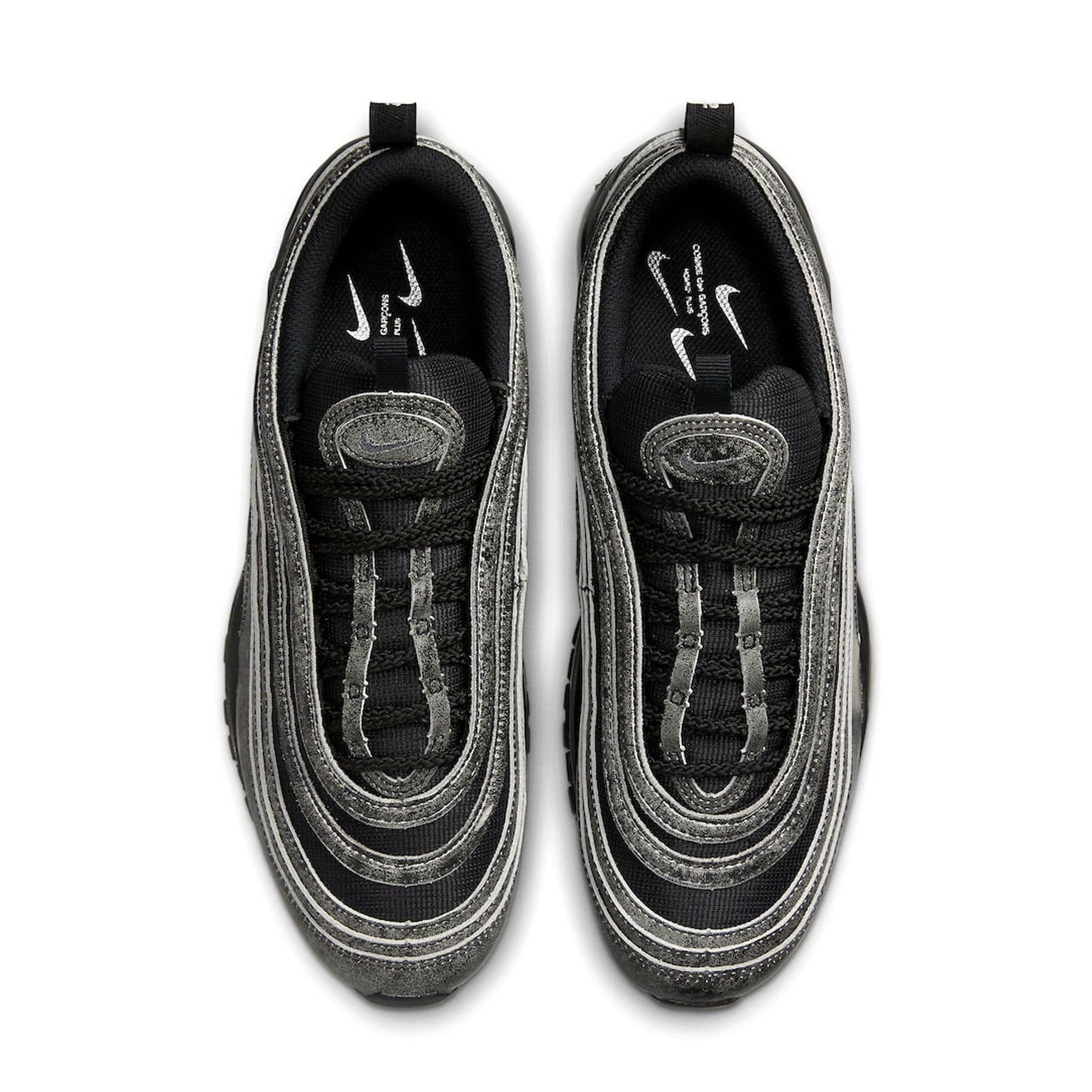 Nike Air Max 97 Comme des Garcons Homme Plus 'Black' — UK 3 | EU 35.5 | US 3.5 — Back View