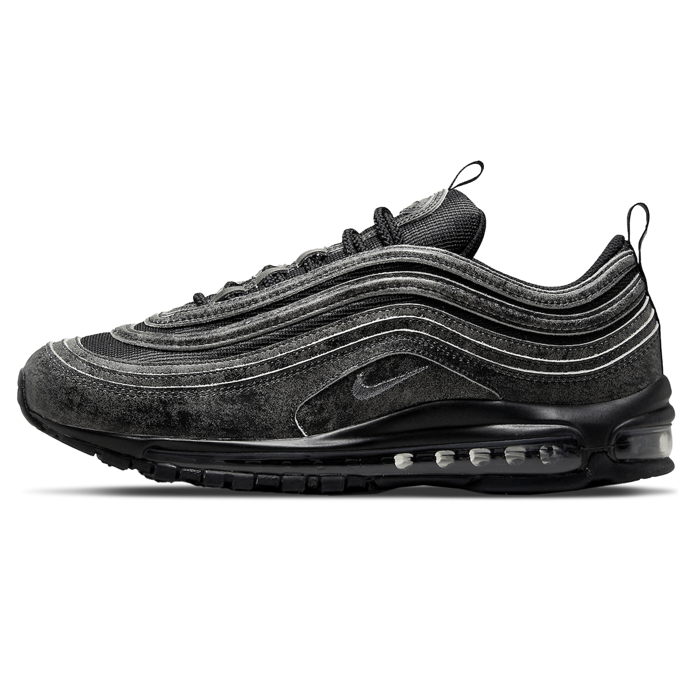 Nike Air Max 97 Comme des Garcons Homme Plus 'Black' — UK 3 | EU 35.5 | US 3.5 — Front View