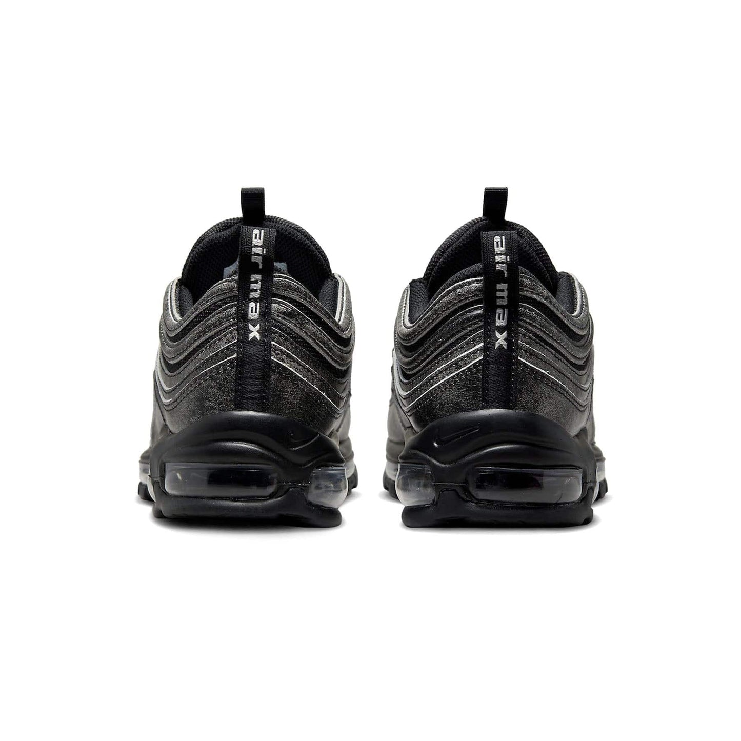 Nike Air Max 97 Comme des Garcons Homme Plus 'Black' — UK 3 | EU 35.5 | US 3.5 — Top View