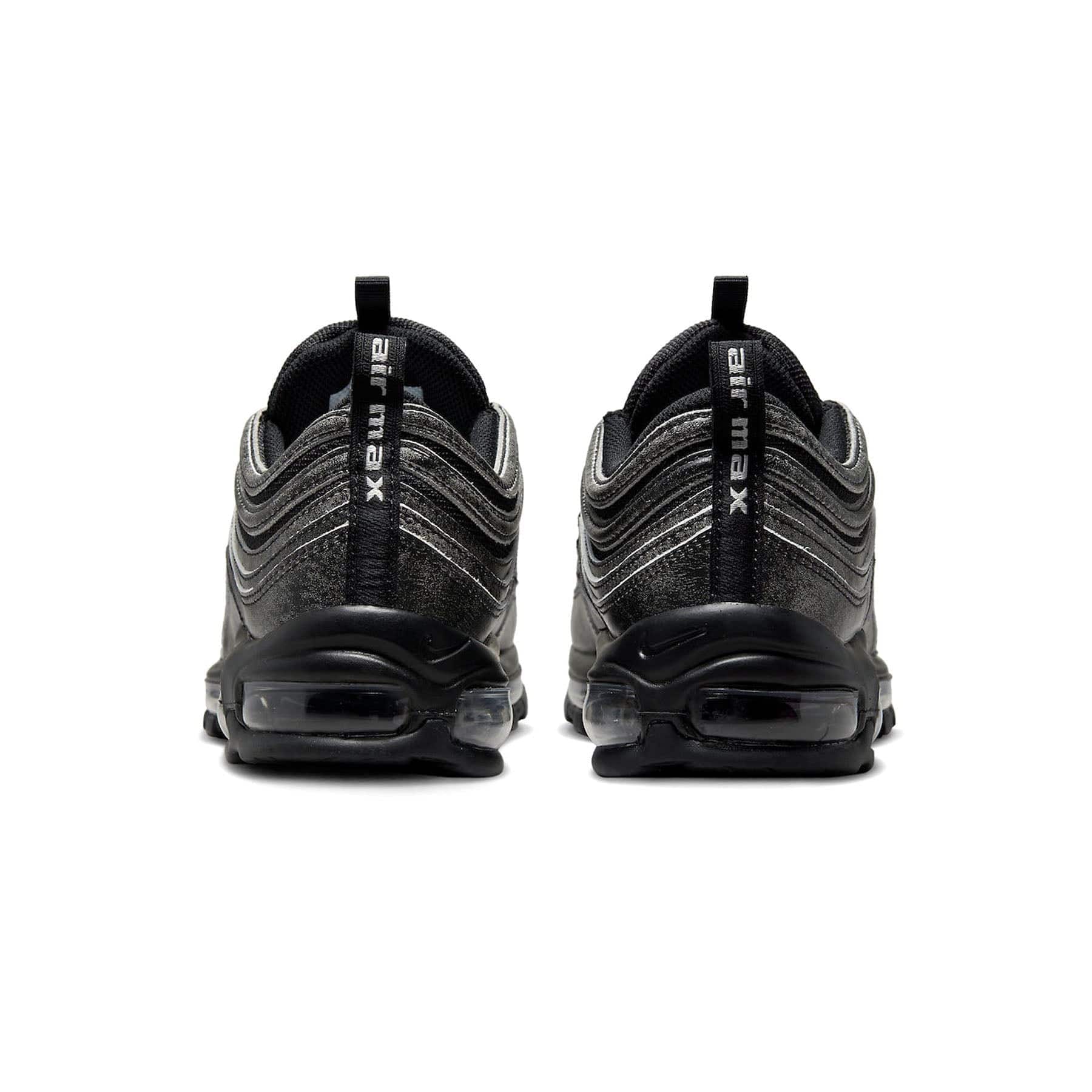 Nike Air Max 97 Comme des Garcons Homme Plus 'Black' — UK 3 | EU 35.5 | US 3.5 — Top View