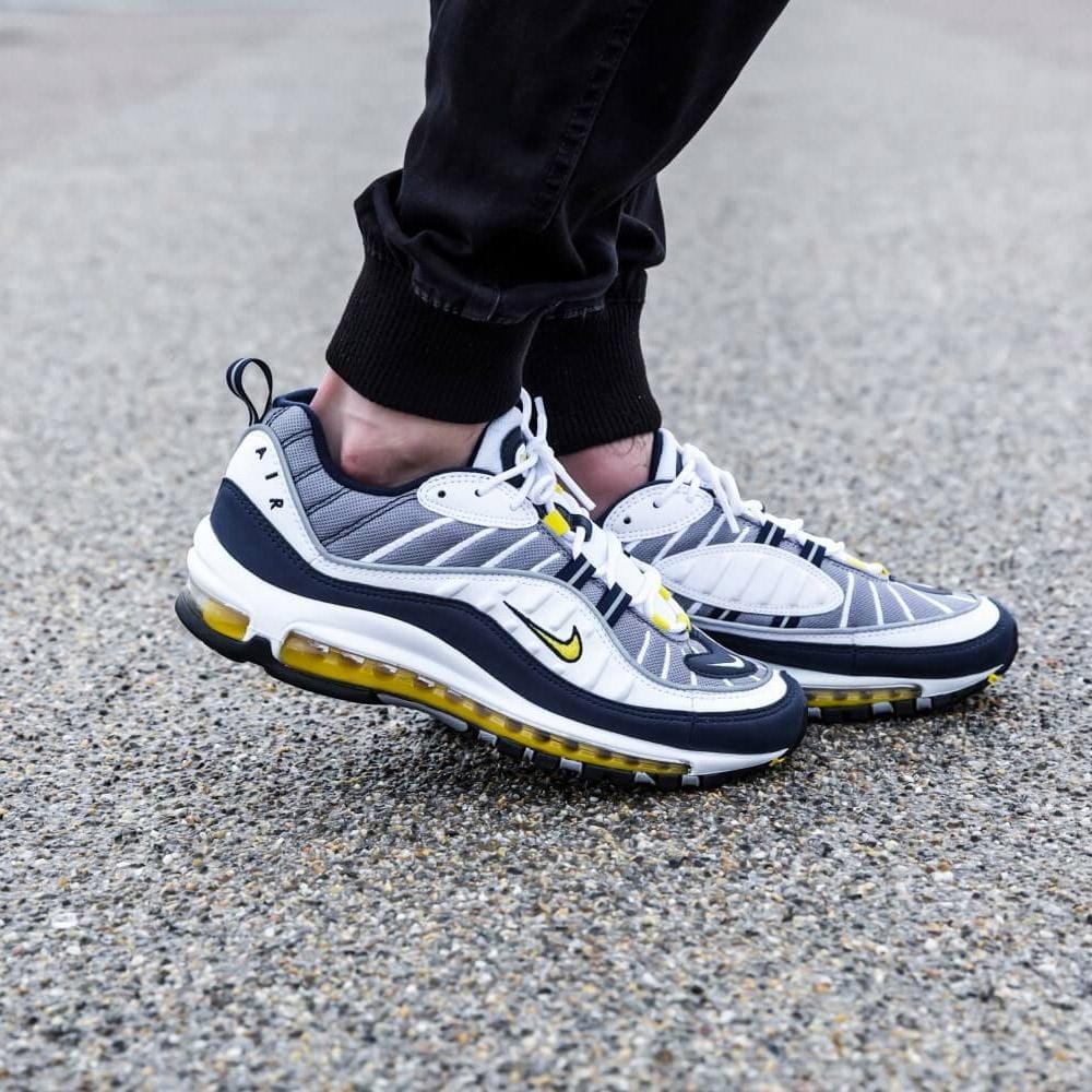 Nike Air Max 98 "Tour Yellow" — UK 3 | EU 35.5 | US 3.5 — Side View