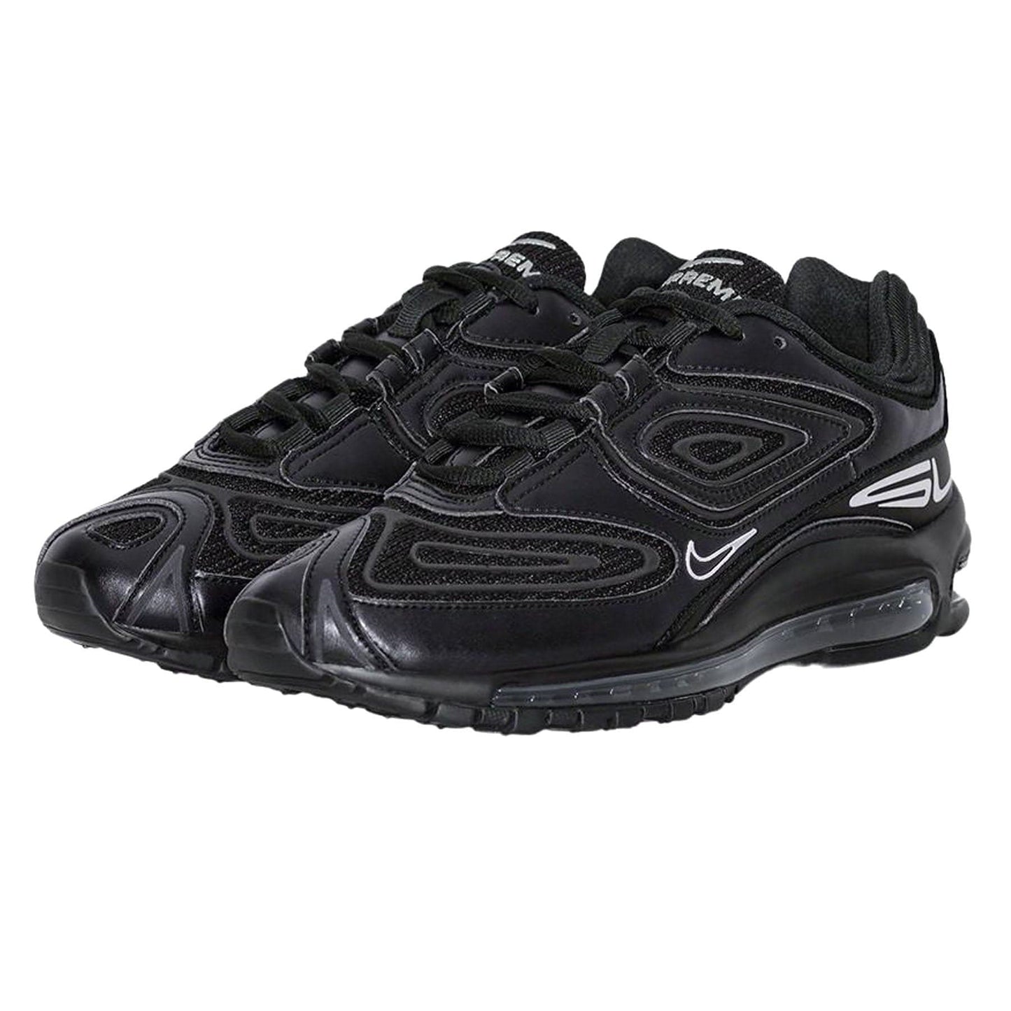 Nike Air Max 98 TL 'Supreme Black' — UK 3 | EU 35.5 | US 3.5 — Top View