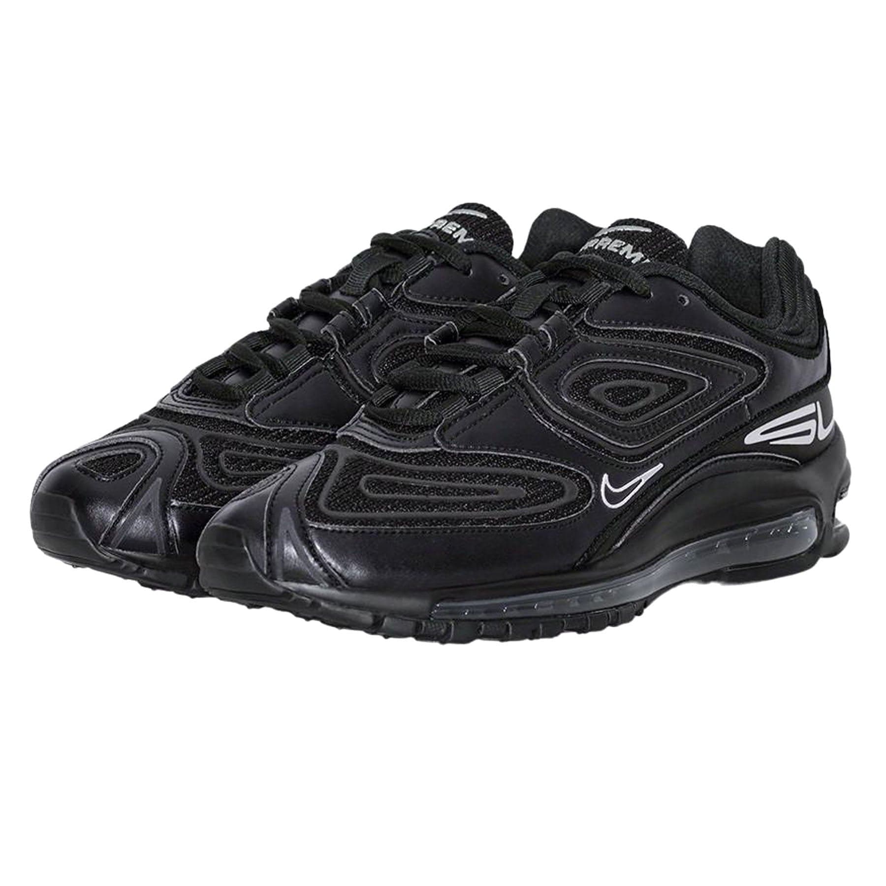 Nike Air Max 98 TL 'Supreme Black' — UK 3 | EU 35.5 | US 3.5 — Top View