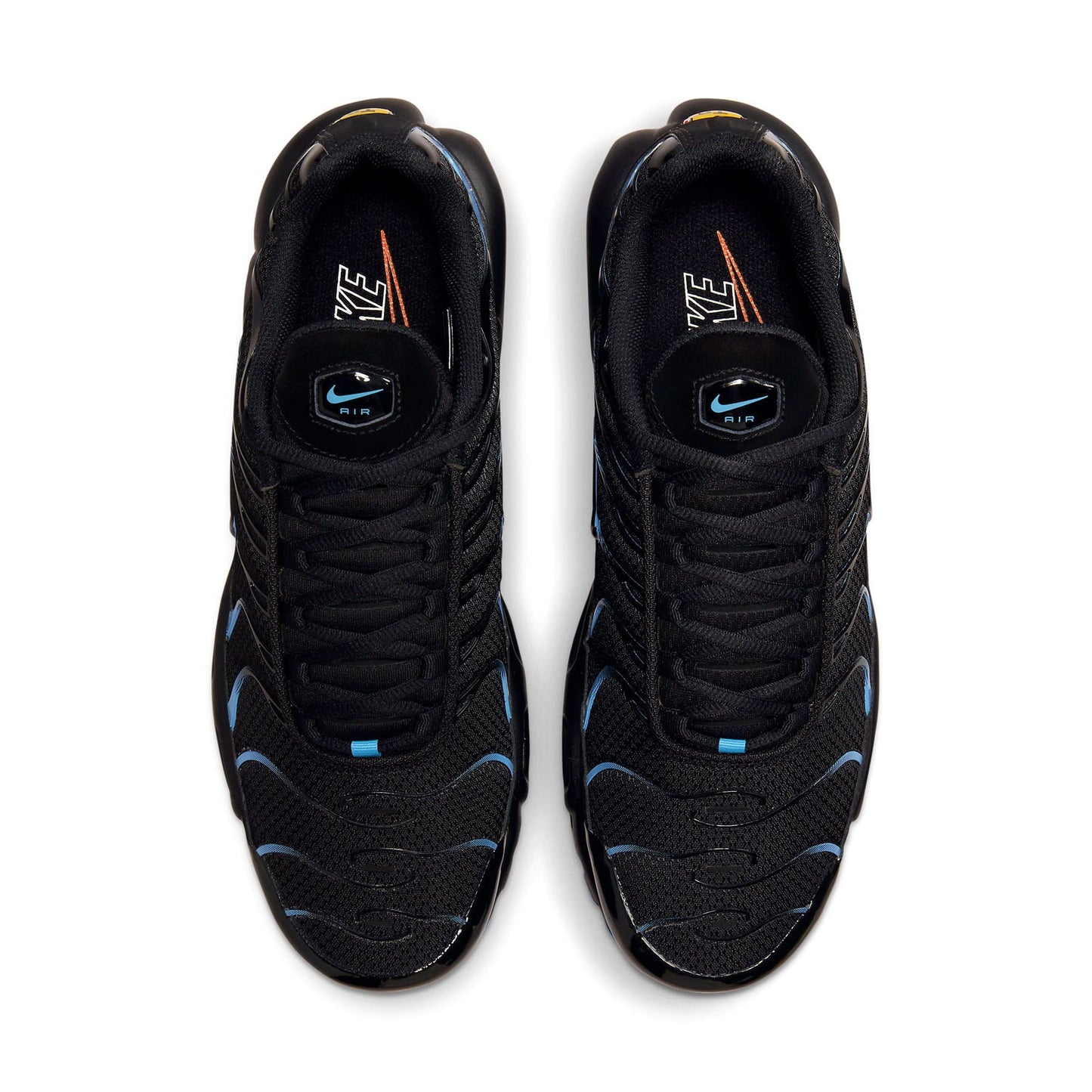 Nike Air Max Plus 'Black University Blue' — UK 3 | EU 35.5 | US 3.5 — Top View