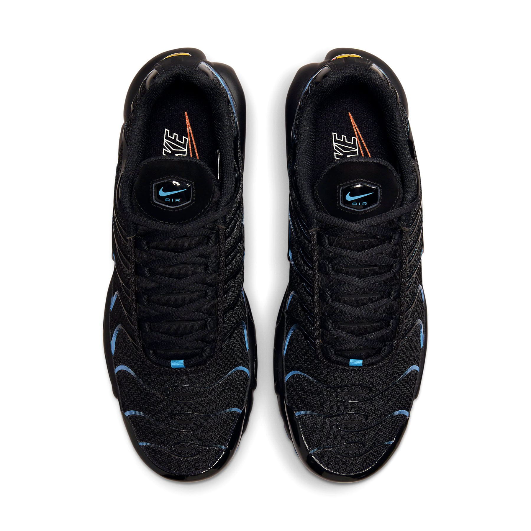 Nike Air Max Plus 'Black University Blue' — UK 3 | EU 35.5 | US 3.5 — Top View