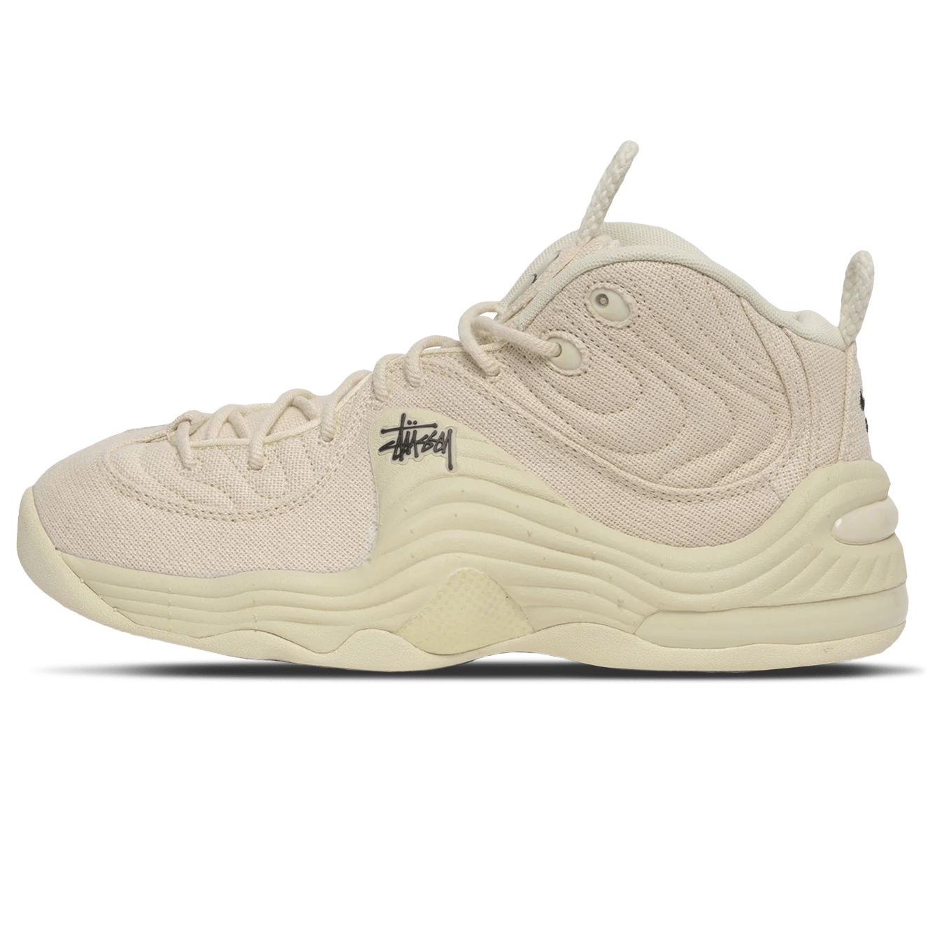 Nike Air Penny 2 x Stussy 'Fossil' — UK 3 | EU 35.5 | US 3.5 — Front View