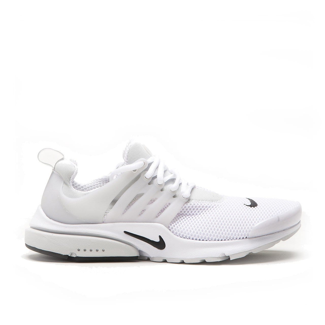 NIKE AIR PRESTO BR QS (WHITE - BLACK) — UK 3 | EU 35.5 | US 3.5 — Top View