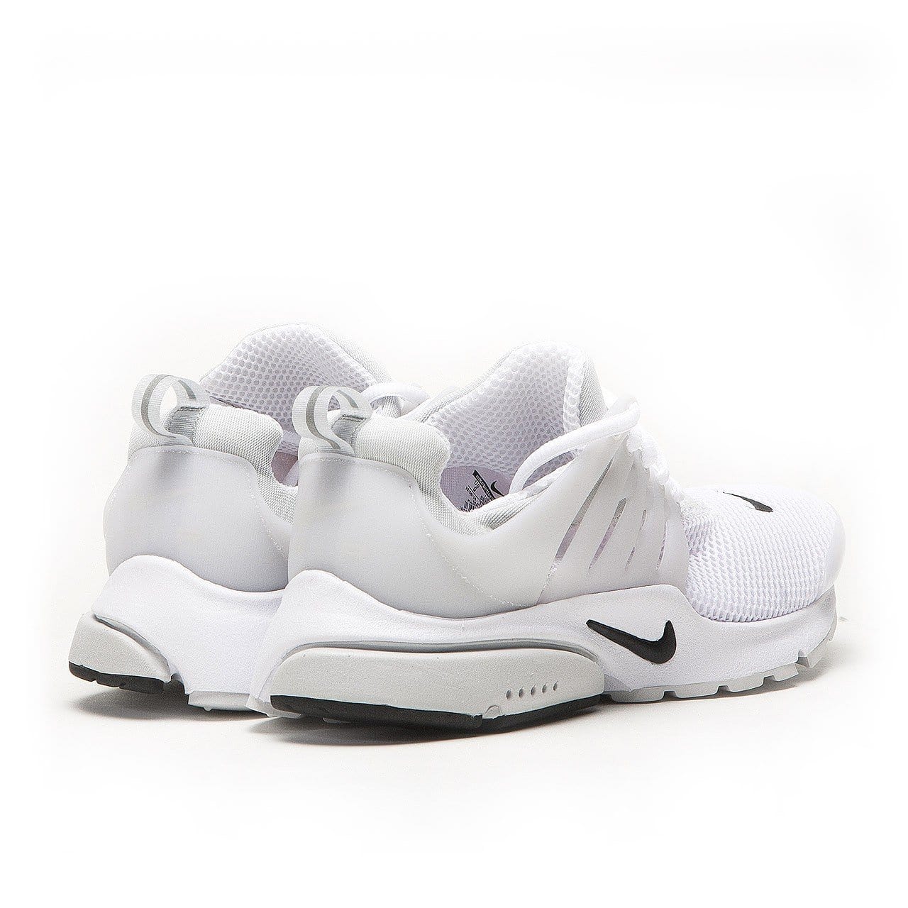 NIKE AIR PRESTO BR QS (WHITE - BLACK) — UK 3 | EU 35.5 | US 3.5 — Back View