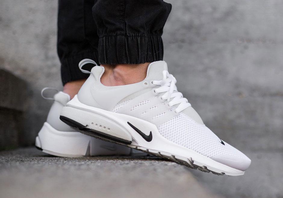 NIKE AIR PRESTO BR QS (WHITE - BLACK) — UK 3 | EU 35.5 | US 3.5 — Side View