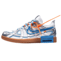 Off-White x Nike Air Rubber Dunk 'University Blue' — UK 3 | EU 35.5 | US 3.5 — Front View