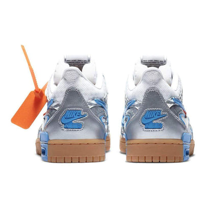 Off-White x Nike Air Rubber Dunk 'University Blue' — UK 3 | EU 35.5 | US 3.5 — Top View