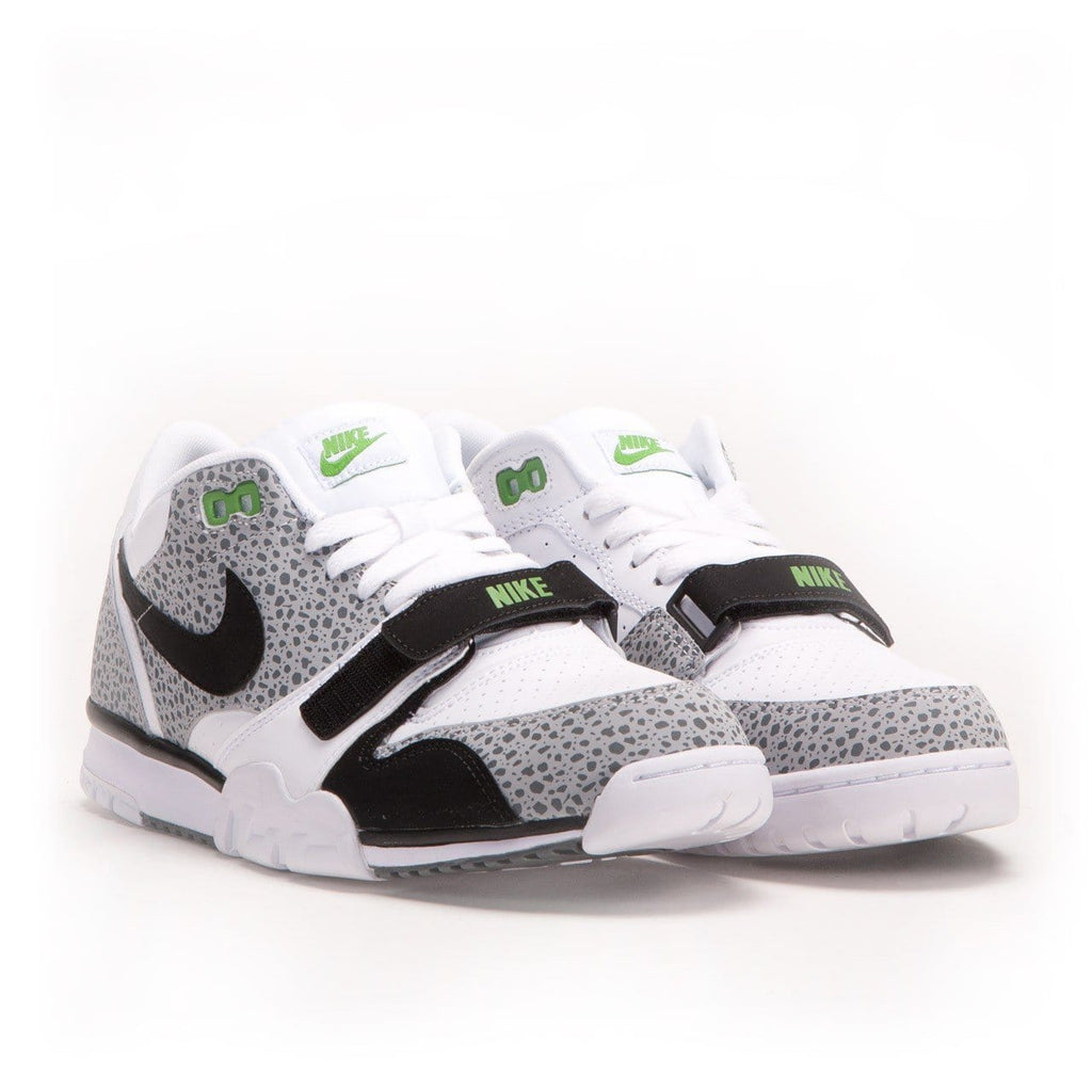 NIKE AIR TRAINER 1 LOW ST (WHITE - BLACK) — UK 3 | EU 35.5 | US 3.5 — Top View