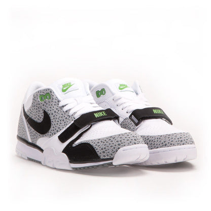NIKE AIR TRAINER 1 LOW ST (WHITE - BLACK) — UK 3 | EU 35.5 | US 3.5 — Top View