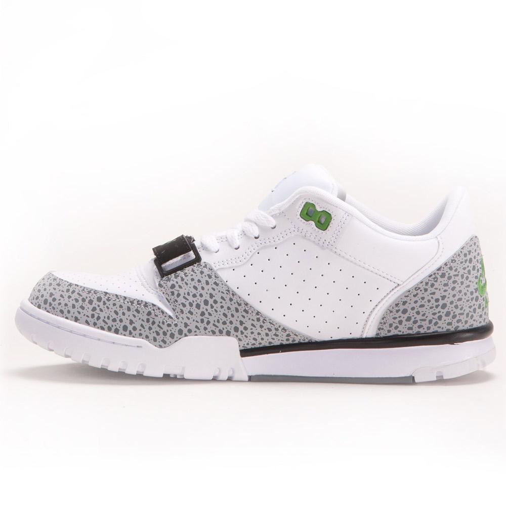 NIKE AIR TRAINER 1 LOW ST (WHITE - BLACK) — UK 3 | EU 35.5 | US 3.5 — Front View