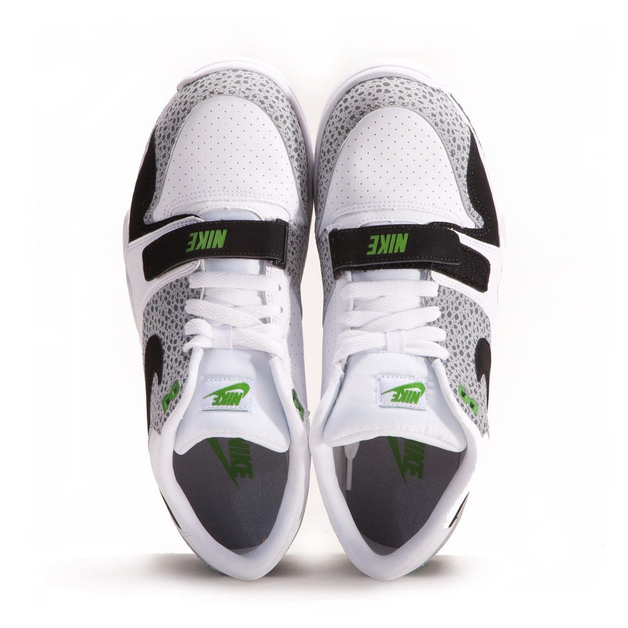 NIKE AIR TRAINER 1 LOW ST (WHITE - BLACK) — UK 3 | EU 35.5 | US 3.5 — Back View