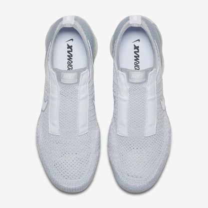 Nike Air VaporMax Flyknit SE Pure Platinum-White — UK 3 | EU 35.5 | US 3.5 — Top View