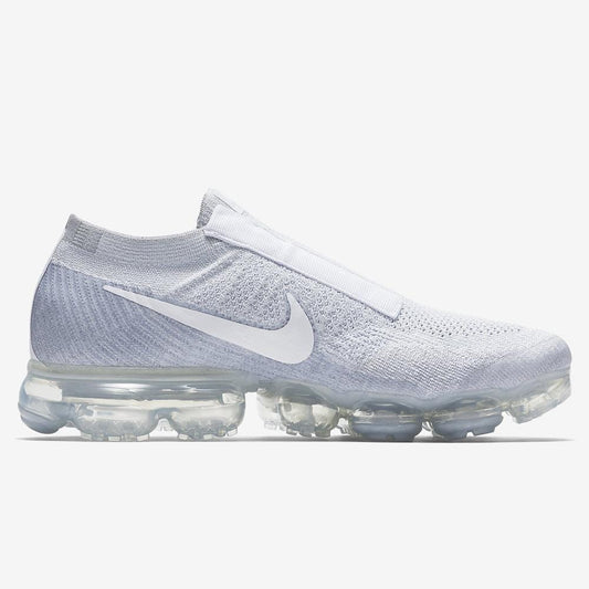 Nike Air VaporMax Flyknit SE Pure Platinum-White — UK 3 | EU 35.5 | US 3.5 — Side View