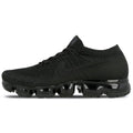 Nike Air Vapormax Flyknit Triple Black 2.0 — UK 3 | EU 35.5 | US 3.5 — Front View