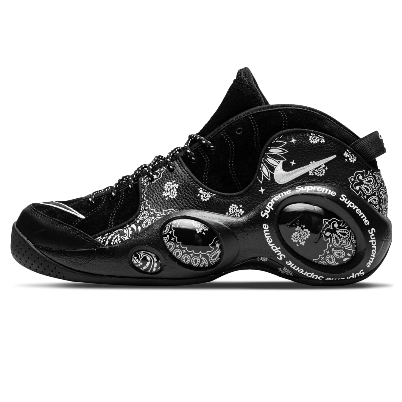 Nike Air Zoom Flight 95 SP X Supreme 'Black' — UK 3 | EU 35.5 | US 3.5 — Front View