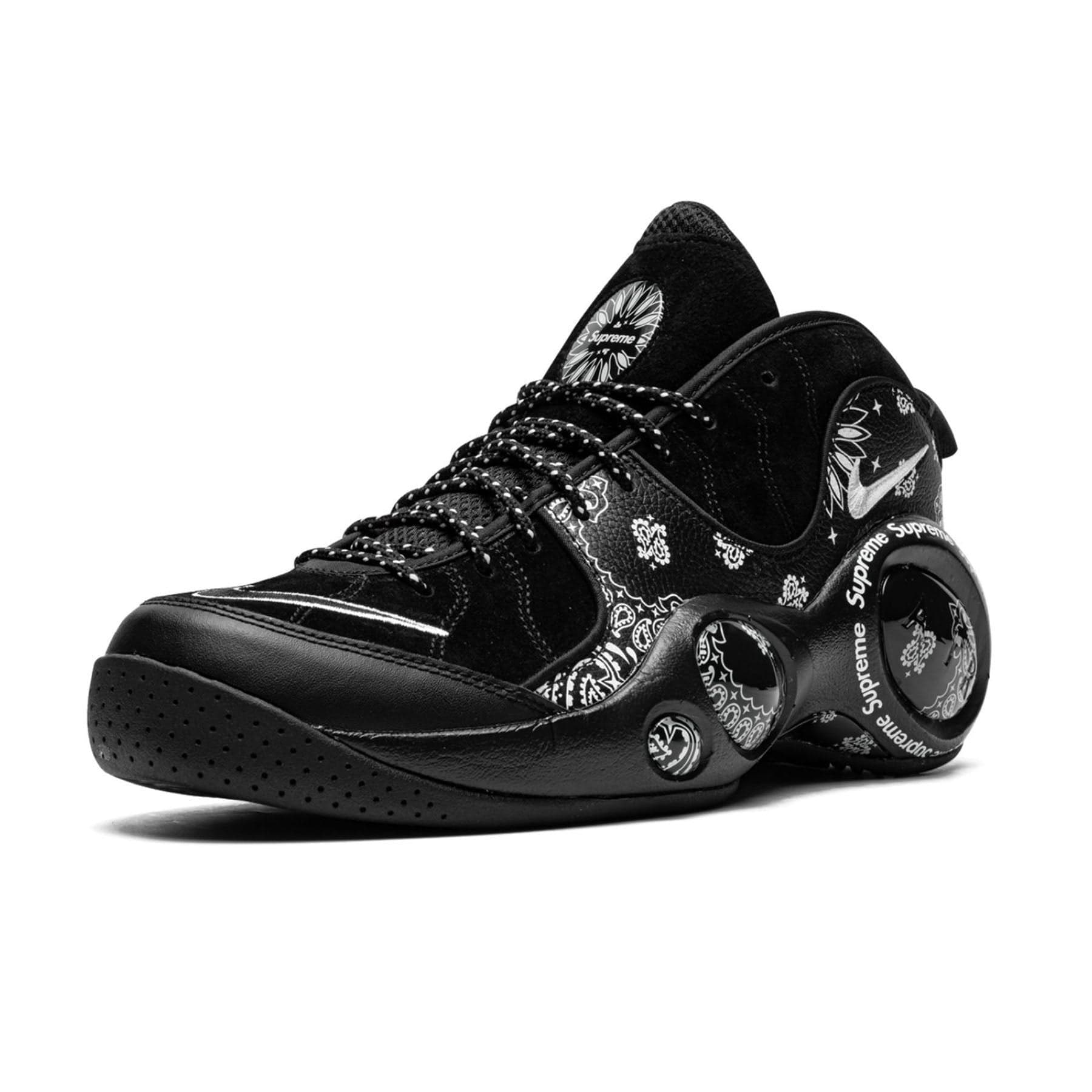 Nike Air Zoom Flight 95 SP X Supreme 'Black' — UK 3 | EU 35.5 | US 3.5 — Top View