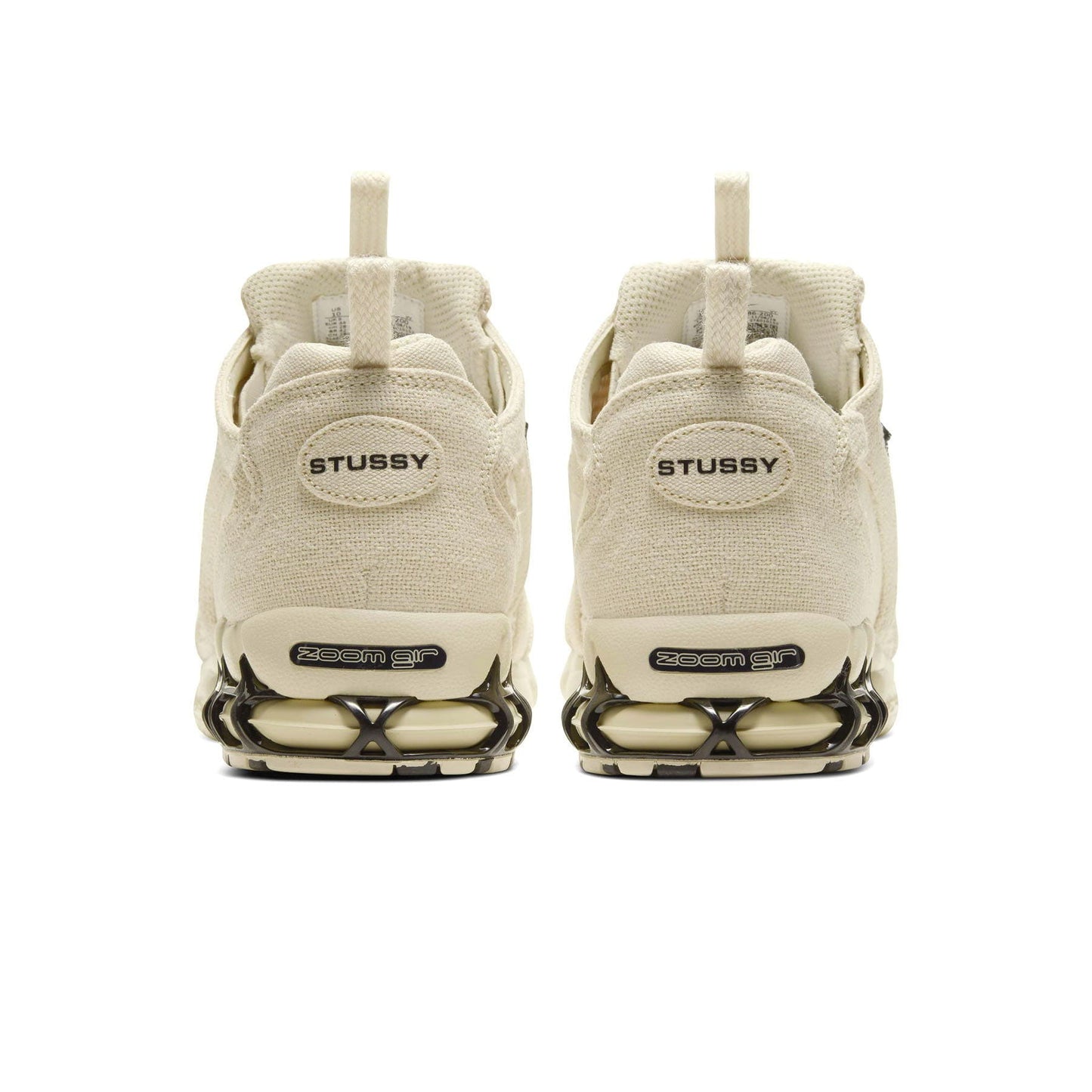 Stussy x Nike Air Zoom Spiridon Caged 2 'Fossil' — UK 3 | EU 35.5 | US 3.5 — Top View