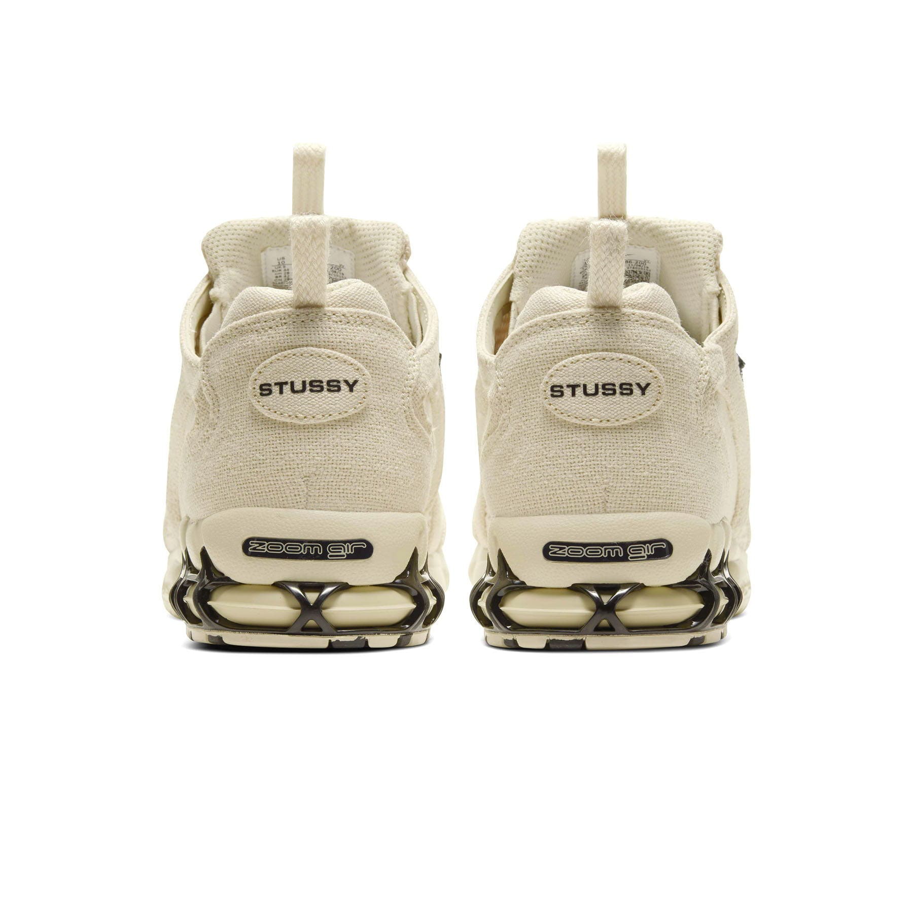 Stussy x Nike Air Zoom Spiridon Caged 2 'Fossil' — UK 3 | EU 35.5 | US 3.5 — Top View