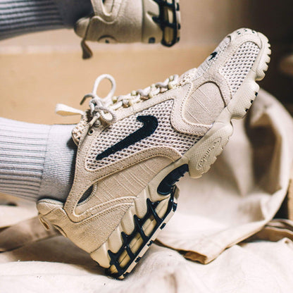 Stussy x Nike Air Zoom Spiridon Caged 2 'Fossil' — UK 3 | EU 35.5 | US 3.5 — Alternate View 7