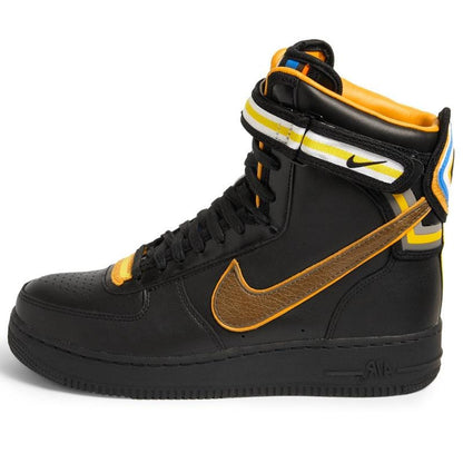 Nike Black Riccardo Tisci Air Force 1 Hi Leather Sneakers — UK 3 | EU 35.5 | US 3.5 — Front View