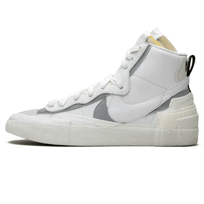 sacai x Blazer Mid 'White Grey' — UK 3 | EU 35.5 | US 3.5 — Front View