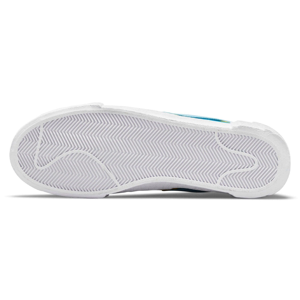 KAWS x sacai x Nike Blazer Low ‘Neptune Blue’ — UK 3 | EU 35.5 | US 3.5 — Detail View