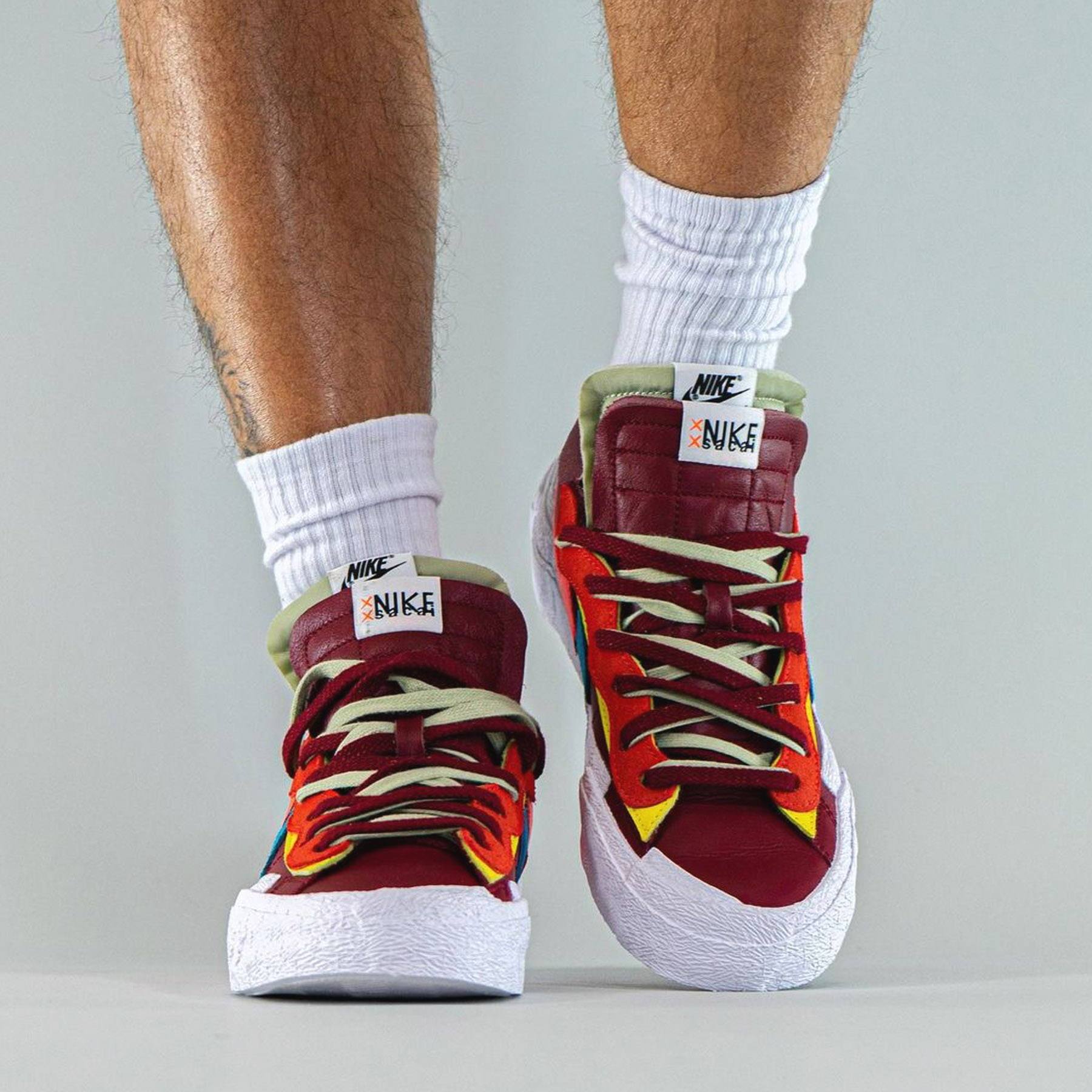 KAWS x sacai x Nike Blazer Low ‘Team Red’ — UK 3 | EU 35.5 | US 3.5 — Alternate View 7
