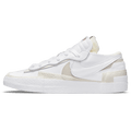 Kaws x sacai x Nike Blazer Low 'White Patent' — UK 3 | EU 35.5 | US 3.5 — Front View