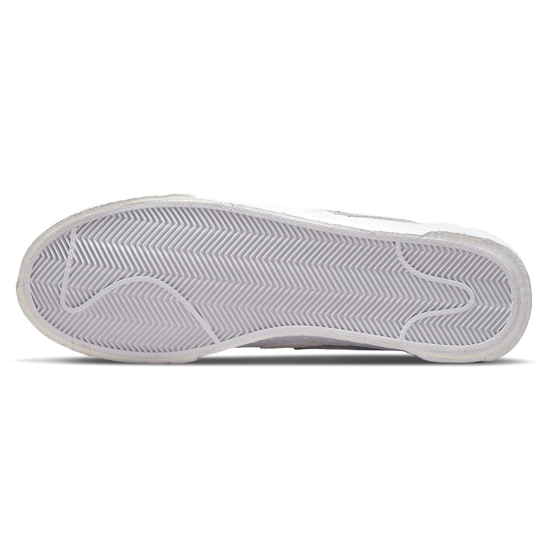 Kaws x sacai x Nike Blazer Low 'White Patent' — UK 3 | EU 35.5 | US 3.5 — Detail View