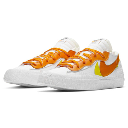 Sacai x Nike Blazer Low 'Magma Orange' — UK 3 | EU 35.5 | US 3.5 — Back View