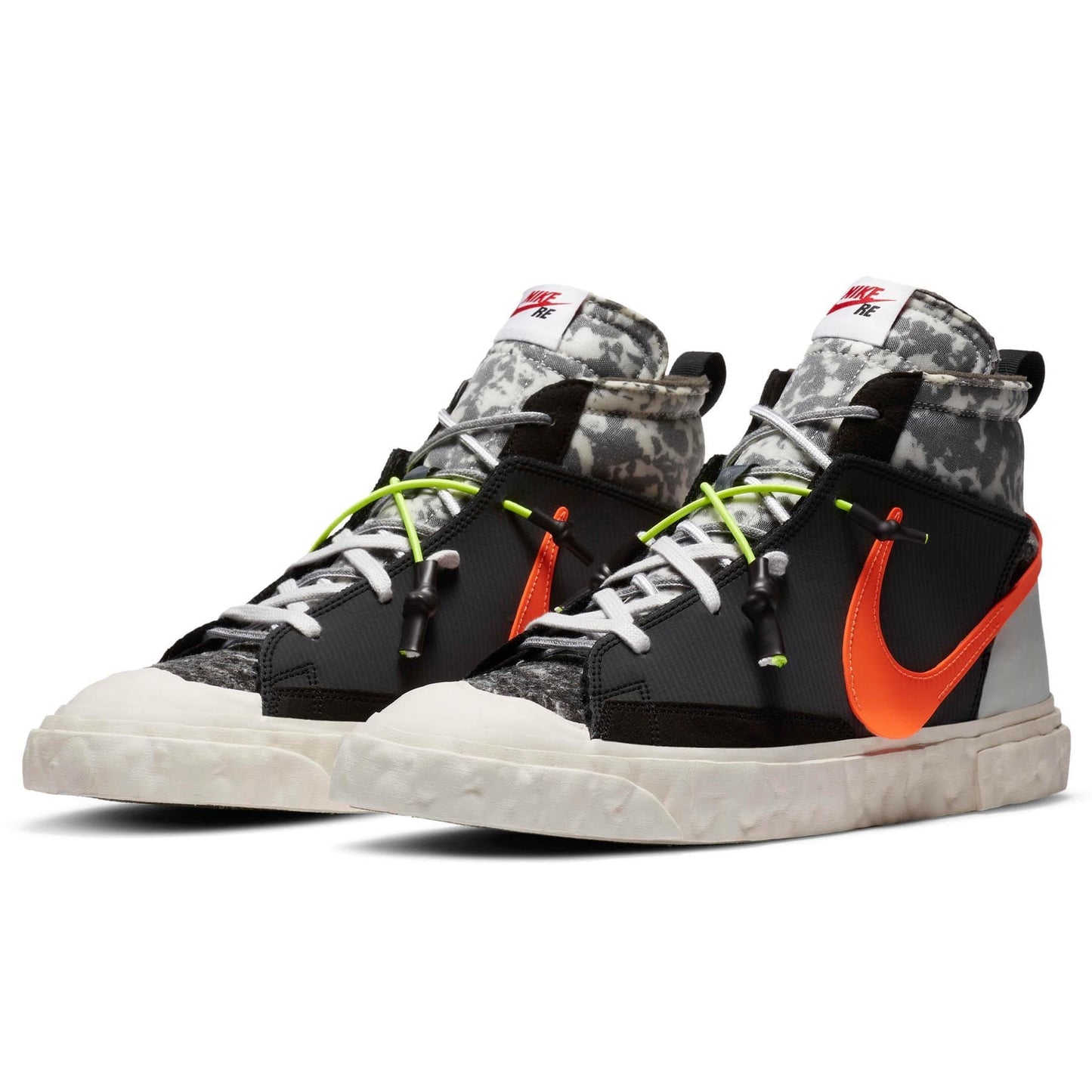 READYMADE x Nike Blazer Mid ‘Black Camo’ — UK 3 | EU 35.5 | US 3.5 — Side View