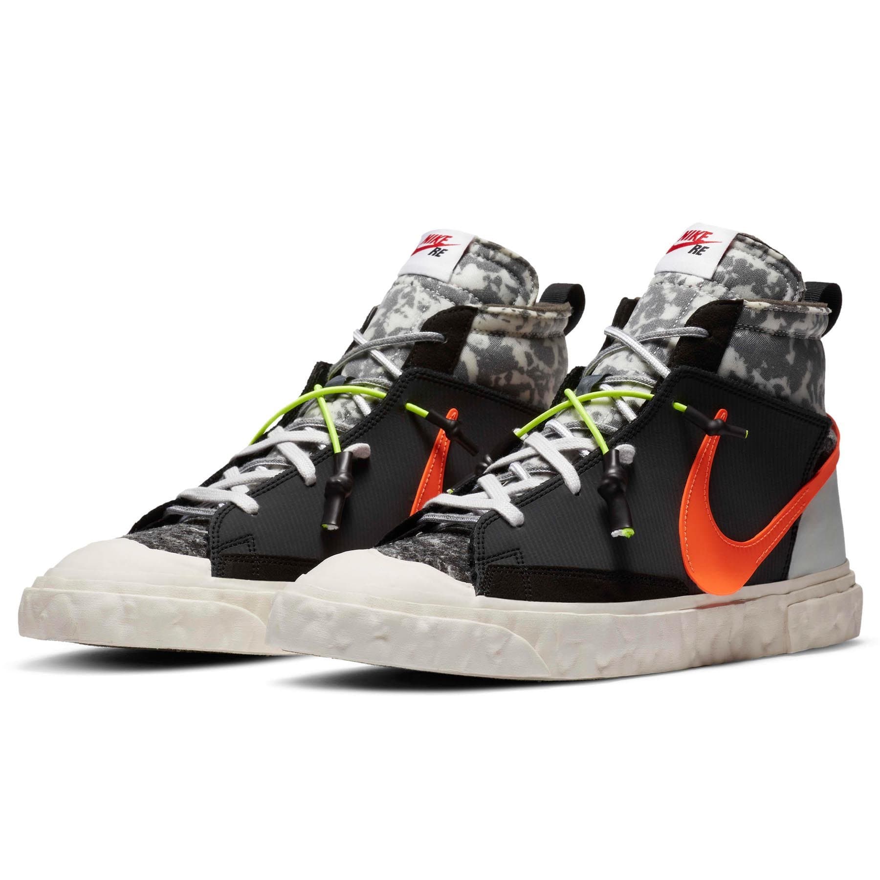 READYMADE x Nike Blazer Mid ‘Black Camo’ — UK 3 | EU 35.5 | US 3.5 — Side View