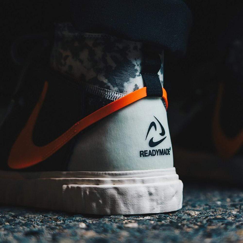 READYMADE x Nike Blazer Mid ‘Black Camo’ — UK 3 | EU 35.5 | US 3.5 — Lifestyle View